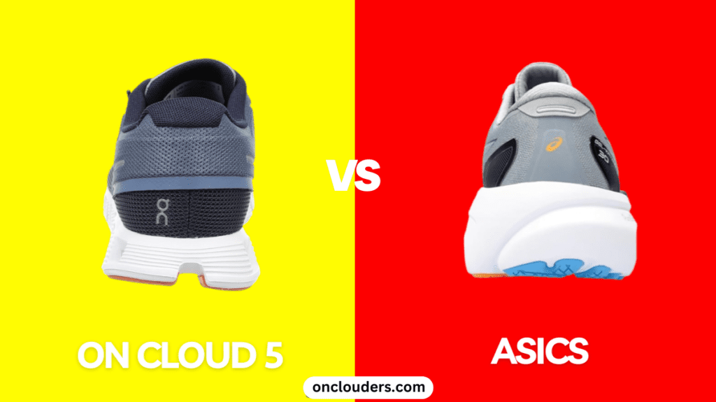 On Cloud 5 vs Asics