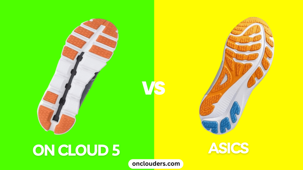 On Cloud 5 vs Asics