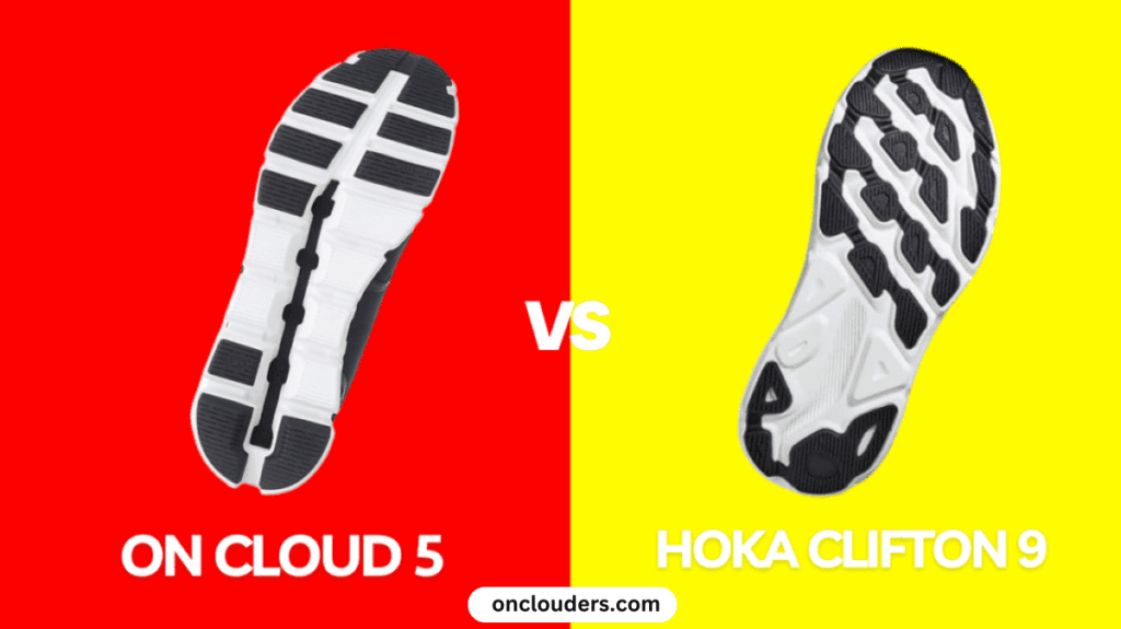 On Cloud 5 vs Hoka Clifton 9