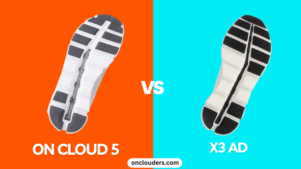 On Cloud 5 vs x3 Ad