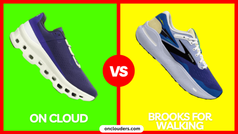 On Cloud vs Brooks for Walking Shoes